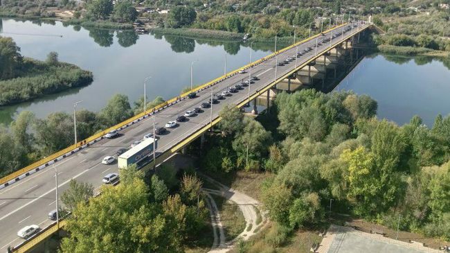 Мост через Днестр в Молдавии