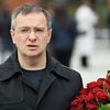 Помощник президента РФ Владимир Мединский перед церемонией прощания с режиссером и телеведущим Тиграном Кеосаяном в армянской церкви Святого креста в Москве