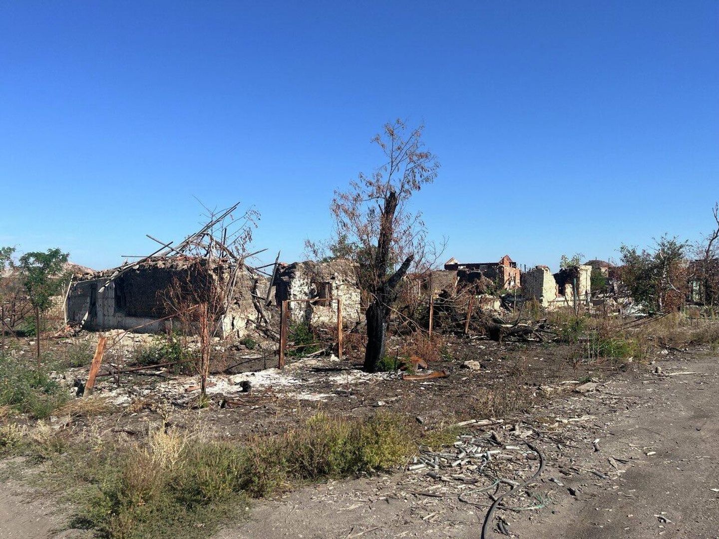 От поселков вокруг Северска практически ничего не осталось От поселков вокруг Северска практически ничего не осталось