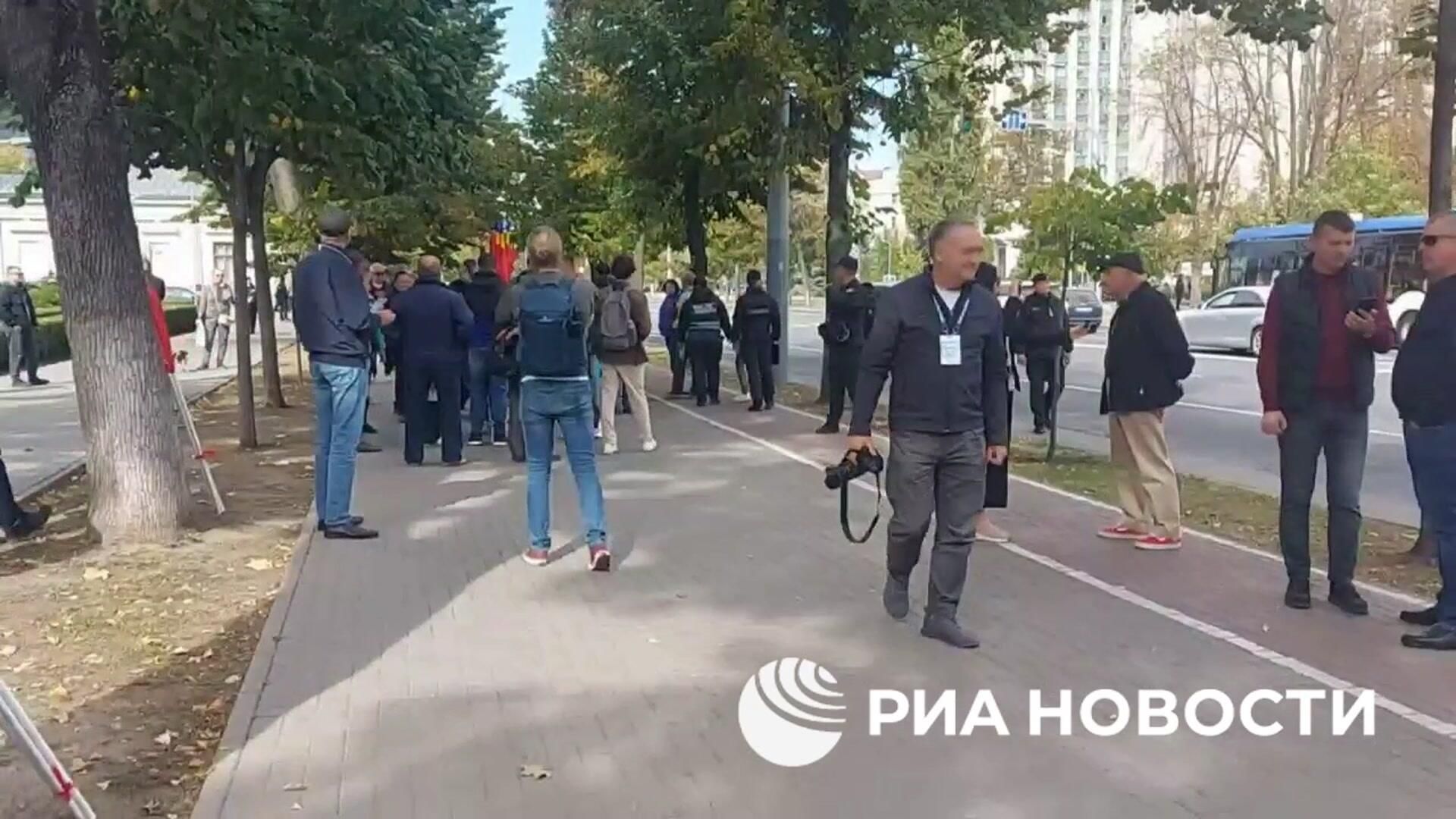 Обстановка на митинге оппозиции в Кишиневе - РИА Новости, 1920, 29.09.2025