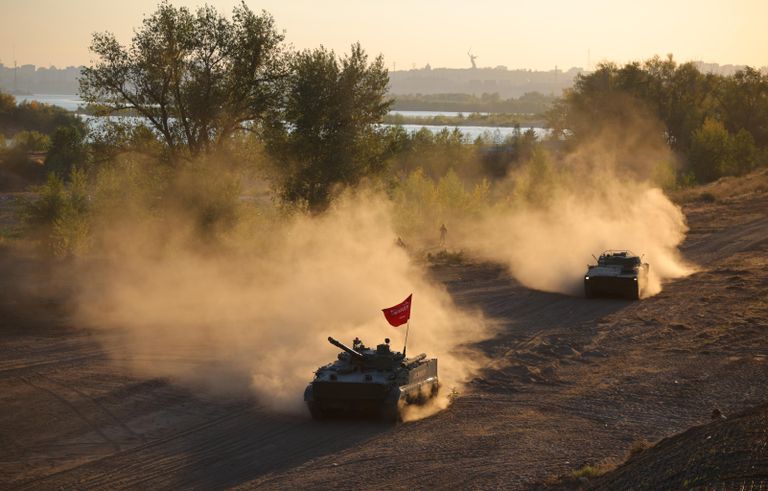 На этапе финала всероссийской военно-патриотической игры Зарница 2.0 в Волгоградской области На этапе финала всероссийской военно-патриотической игры Зарница 2.0 в Волгоградской области