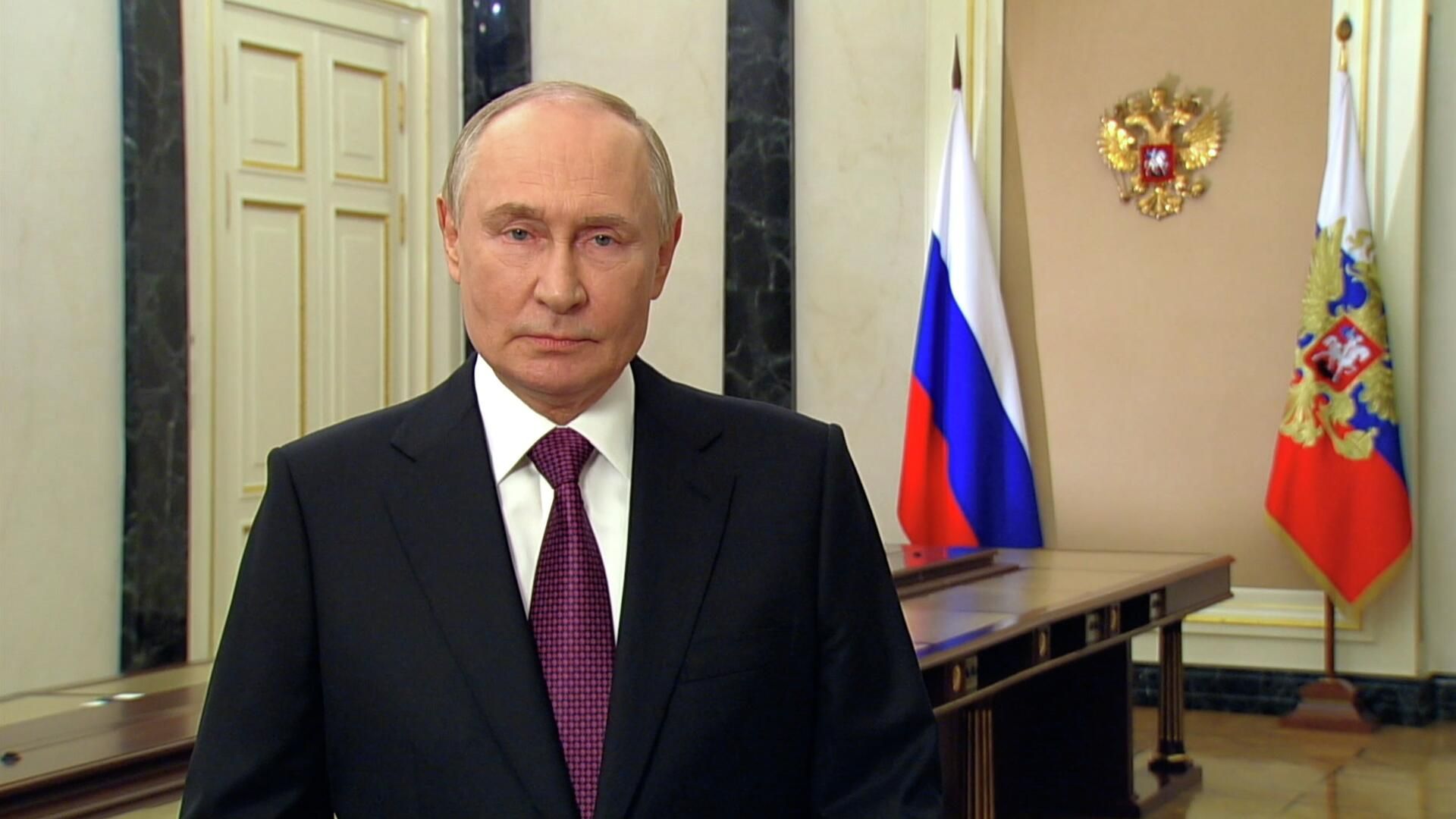 Обращение Путина по случаю Дня воссоединения новых регионов с Россией Обращение Путина по случаю Дня воссоединения новых регионов с Россией - РИА Новости, 1920, 30.09.2025