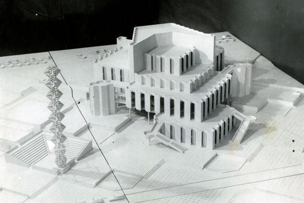 Макет Новгородского театра драмы. Конец 1970-х.
