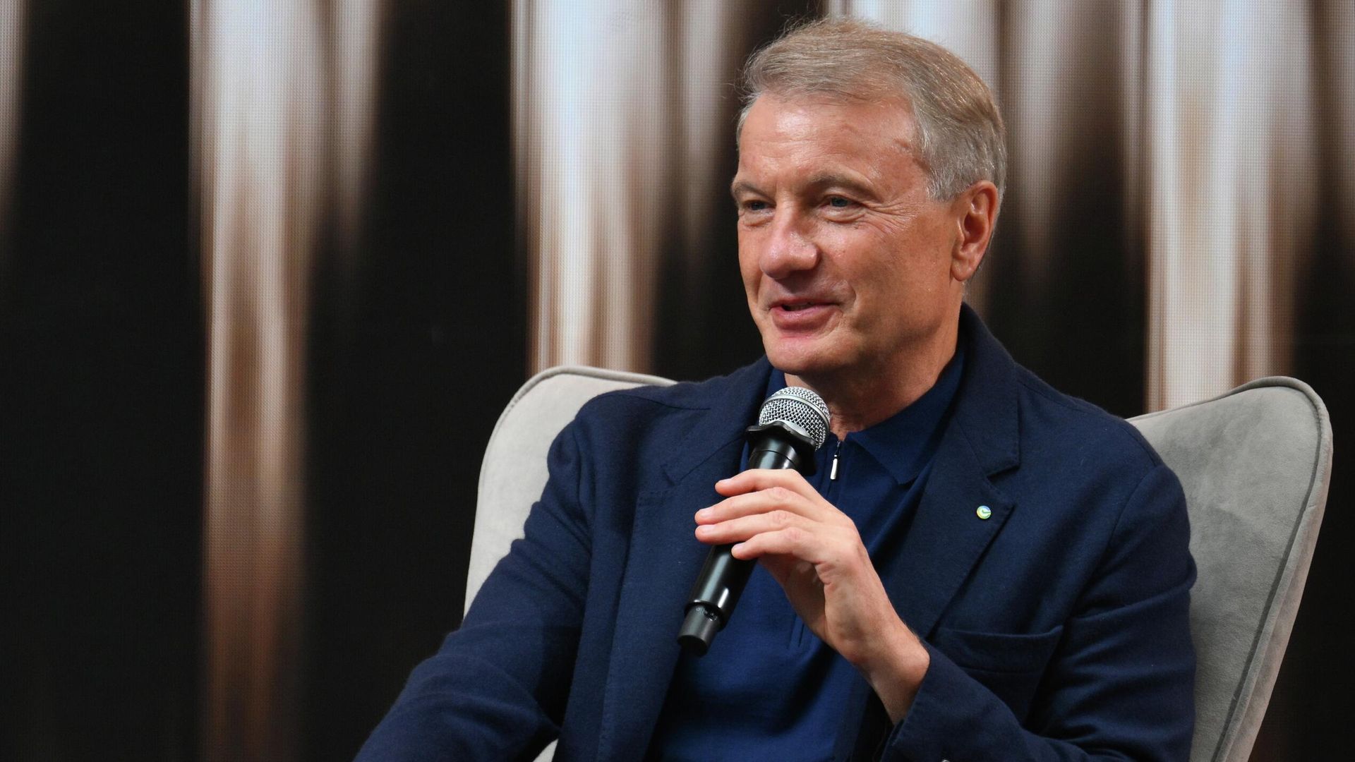 Президент, председатель правления ПАО Сбербанк Герман Греф на международном саммите по технологическому предпринимательству и инновациям Moscow Startup Summit. 1 октября 2025 - РИА Новости, 1920, 01.10.2025