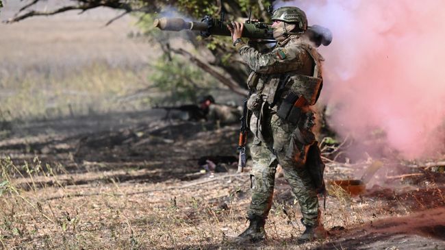 Российский военнослужащий