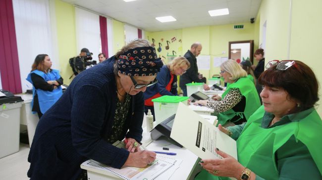 Голосование на выборах в органы местной власти в Грузии