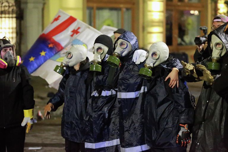 Митинг оппозиции в Тбилиси
