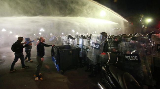 Митинг оппозиции в Тбилиси