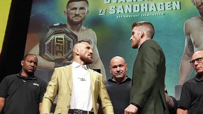 Мераб Двалишвили и Кори Сэндхаген перед UFC 320
