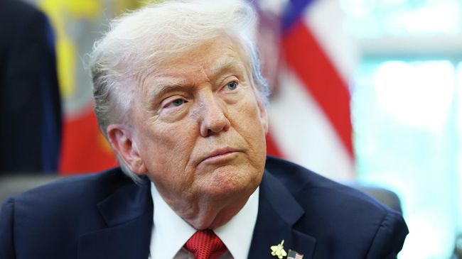Президент США Дональд Трамп во время выступления в Белом доме. 6 октября 2025