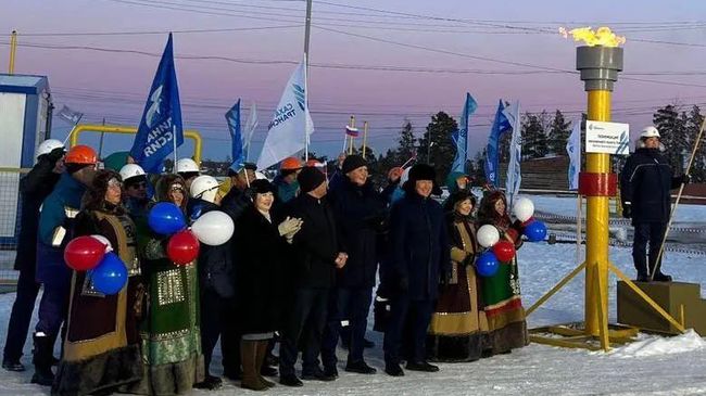 Якутское село Ломтука подключили к газу на Петербургском международном газовом форуме