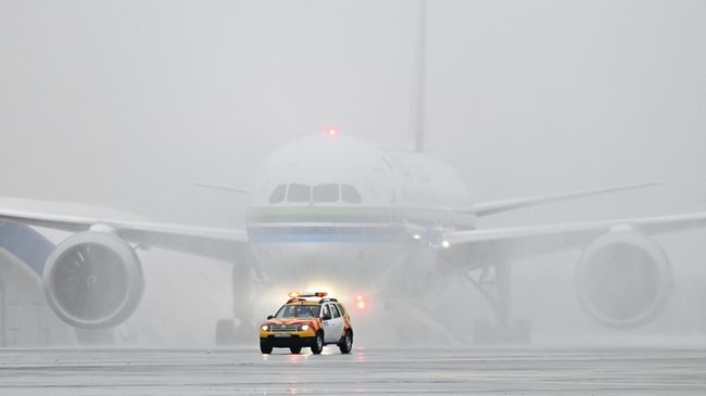 Самолет Saudia Airlines (Саудовская Аравия) в аэропорту Шереметьево