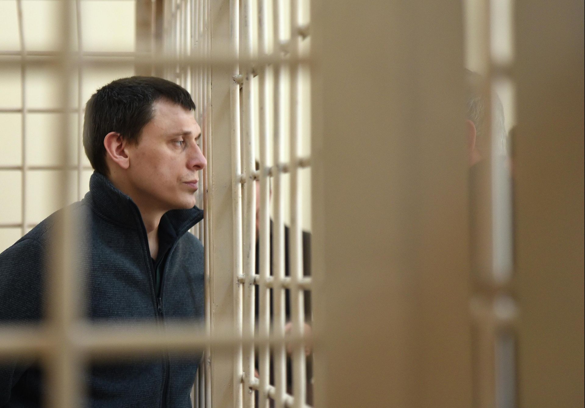 Экс-заместитель генерального директора АО Корпорация развития Курской области Игорь Грабин в Ленинском районном суде в Курске Экс-заместитель генерального директора АО Корпорация развития Курской области Игорь Грабин в Ленинском районном суде в Курске - РИА Новости, 1920, 20.02.2026