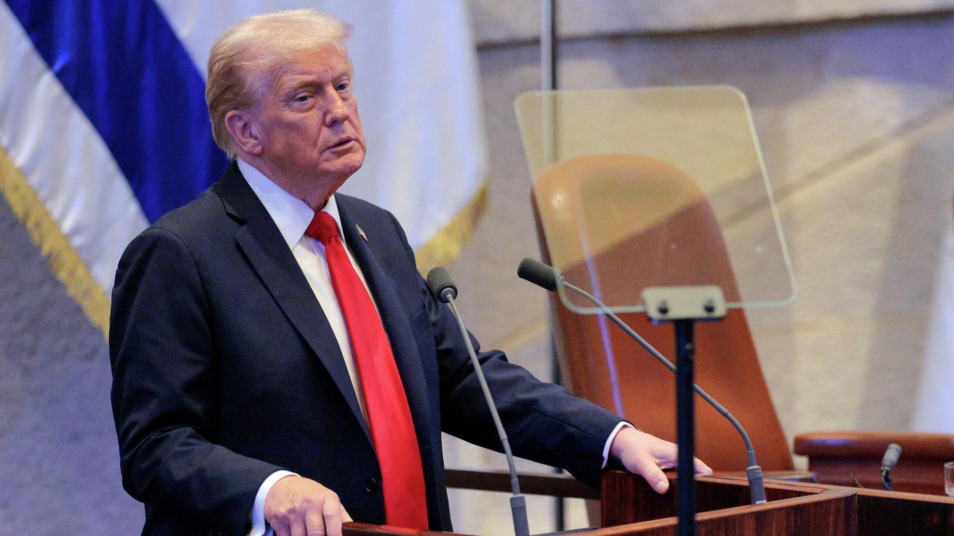 Президент США Дональд Трамп выступает в парламенте Израиля Президент США Дональд Трамп выступает в парламенте Израиля - РИА Новости, 1920, 13.10.2025
