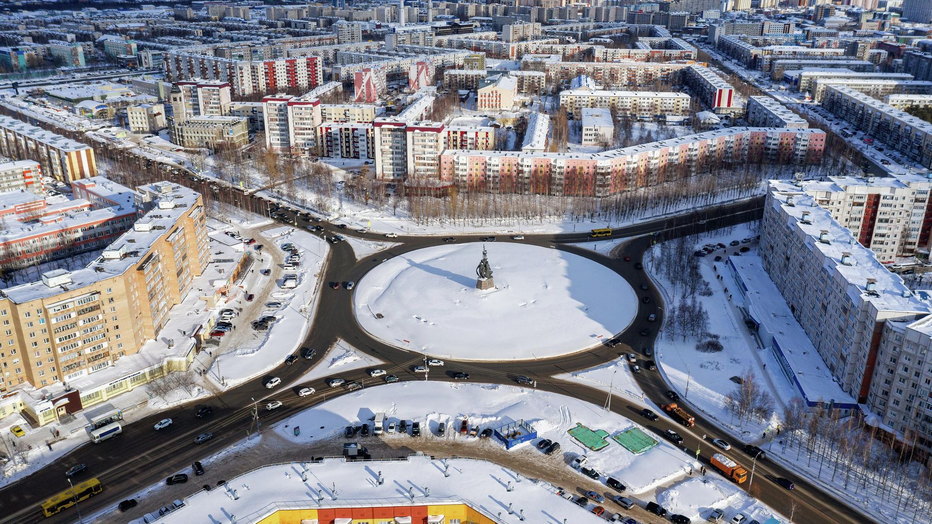 Вид на город Сургут Вид на город Сургут - РИА Новости, 1920, 21.02.2026