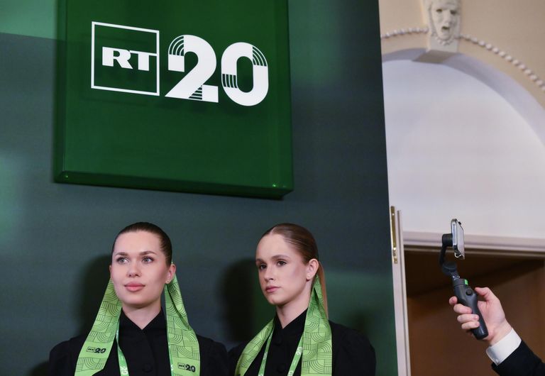 На праздновании 20-летия международного телеканала RT в Москве