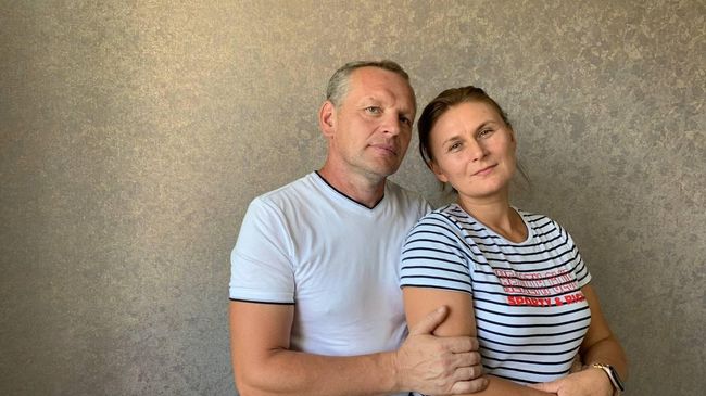 Жительница Нижегородской области Наталья Тарабарина с супругом Сергеем 