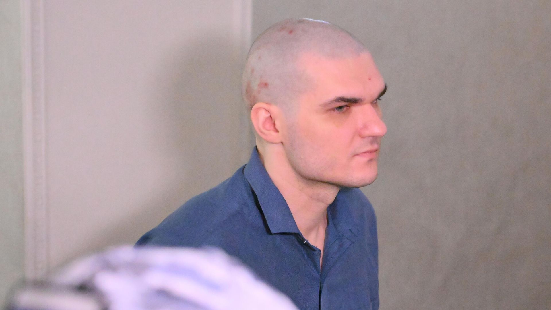 Евгений Серебряков, обвиняемый в подрыве автомобиля российского офицера на севере Москвы в 2024 году, во Втором западном окружном военном суде в Москве Евгений Серебряков, обвиняемый в подрыве автомобиля российского офицера на севере Москвы в 2024 году, во Втором западном окружном военном суде в Москве - РИА Новости, 1920, 31.10.2025