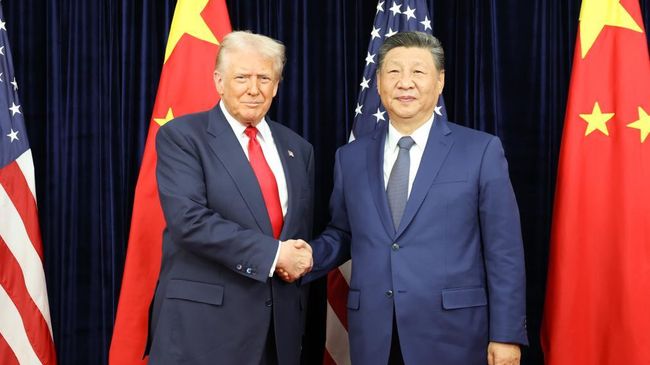 Си Цзиньпин и Дональд Трамп