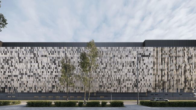 Технопарк Alcon DC Nord, строящийся рядом со станцией метро Сокол на севере Москвы