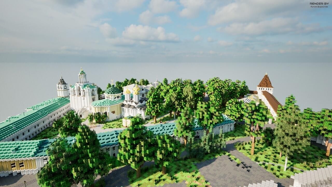 Ярославский музей-заповедник в компьютерной игре Minecraft Ярославский музей-заповедник в компьютерной игре Minecraft - РИА Новости, 1920, 31.10.2025