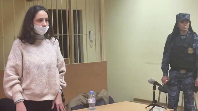 Марина Кохал в зале суда
