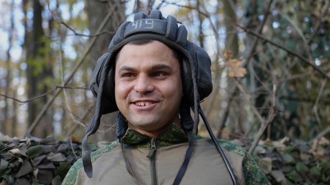 Танкист с позывным Пчела Танкист с позывным Пчела