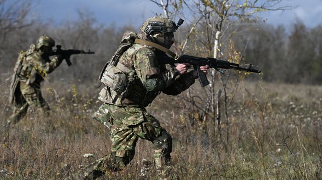 Военнослужащие ВС РФ в зоне проведения СВО