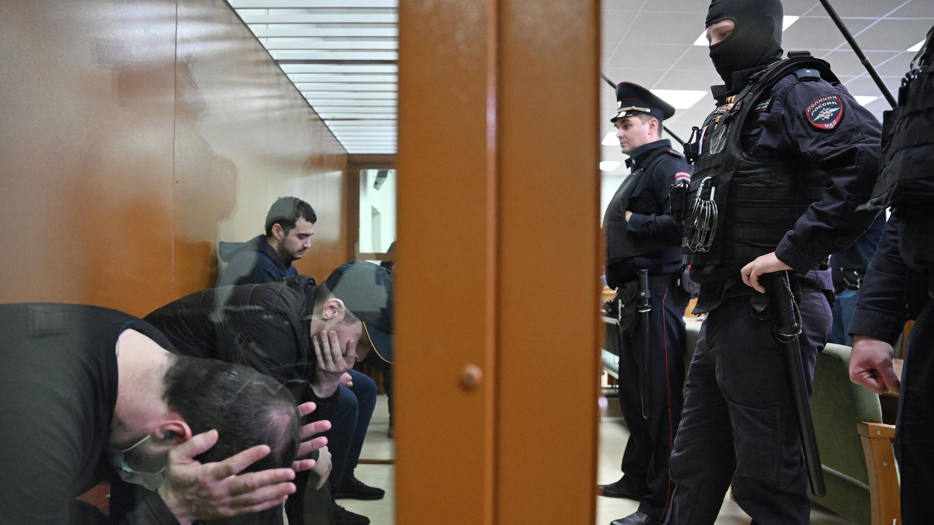 Обвиняемые по делу о теракте против начальника войск РХБЗ Игоря Кириллова Обвиняемые по делу о теракте против начальника войск РХБЗ Игоря Кириллова - РИА Новости, 1920, 06.11.2025
