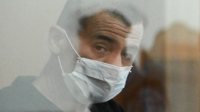 Игнат Кузин на заседании суда во Втором западном окружном военном суде в Москве