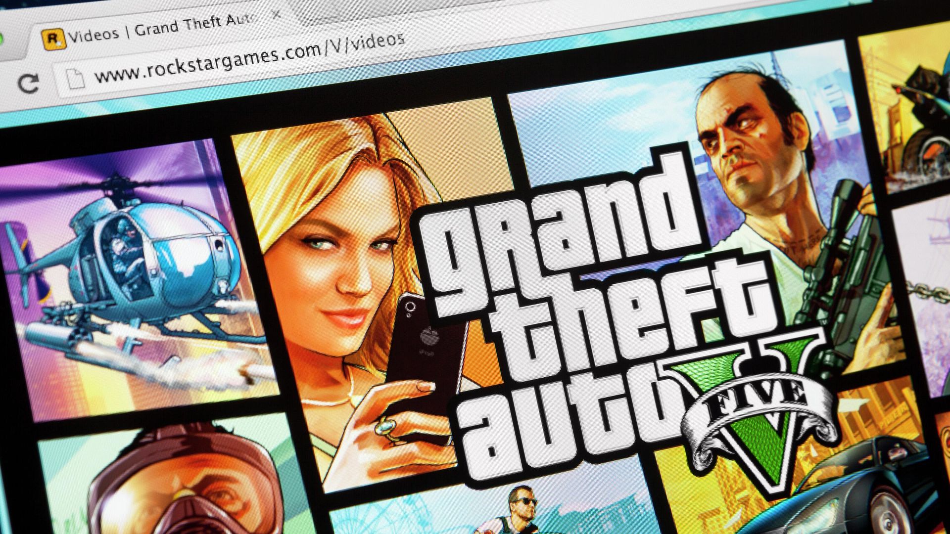 Сайт Grand Theft Auto V в браузере Сайт Grand Theft Auto V в браузере - РИА Новости, 1920, 07.11.2025