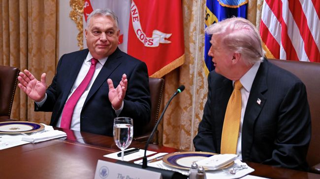 Дональд Трамп и Виктор Орбан 