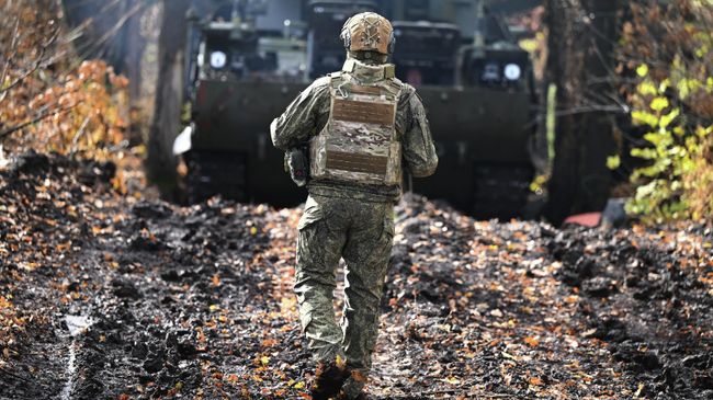 Российский военнослужащий