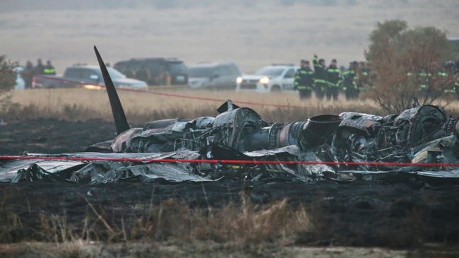 Место крушения турецкого военно-транспортного самолета Lockheed C-130 Hercules в районе грузино-азербайджанской границы