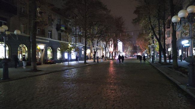 Отключение электроэнергии в Полтаве, Украина