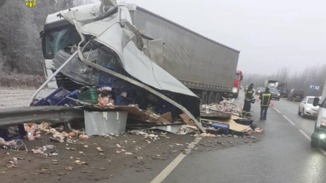 На месте массового ДТП в Костромской области