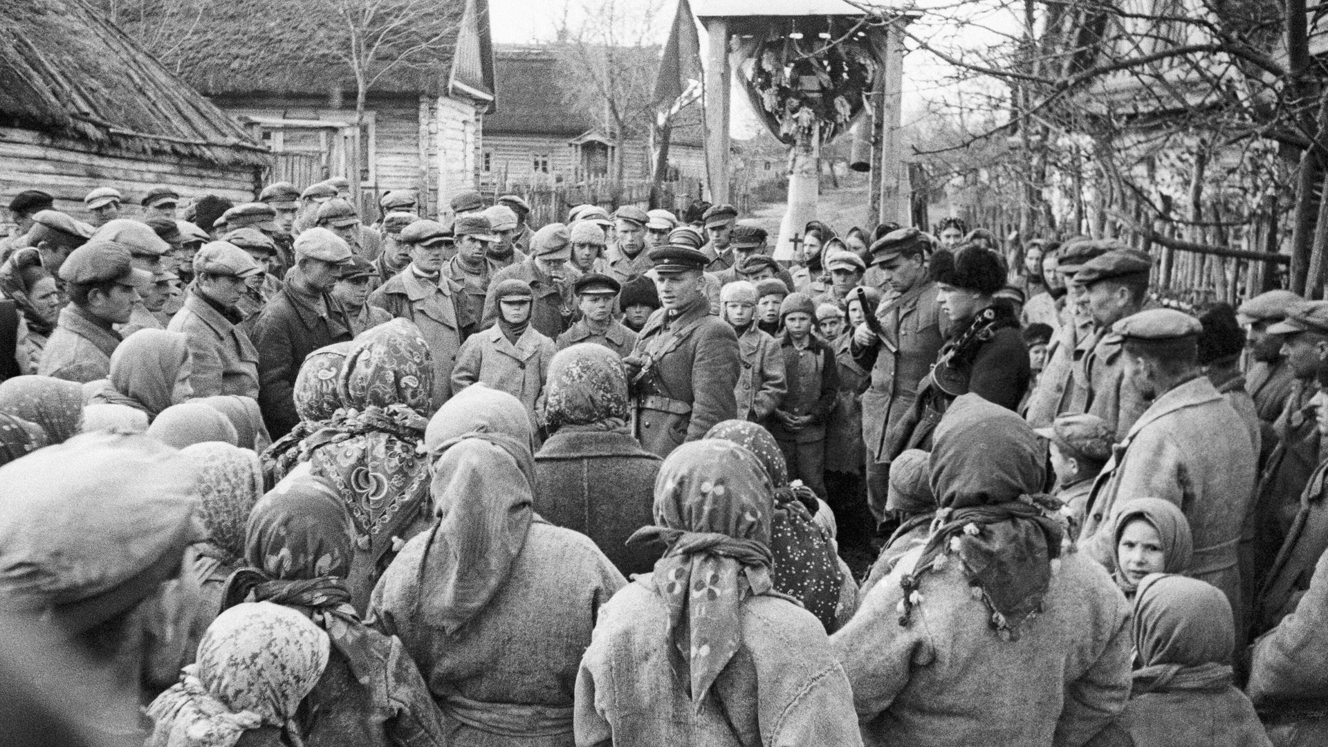 Освобождение Белоруссии от немецко-фашистских захватчиков Освобождение Белоруссии от немецко-фашистских захватчиков - РИА Новости, 1920, 11.04.2026