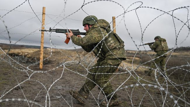 Российские военнослужащие в зоне СВО
