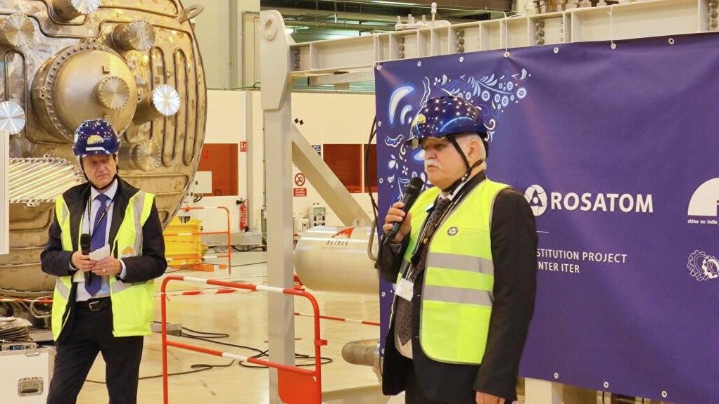 Презентация первого стенда для испытаний портплагов на проекте первого в мире международного термоядерного экспериментального реактора ИТЭР во Франции - РИА Новости, 1920, 17.11.2025