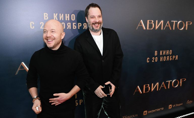 Актер Евгений Стычкин и писатель, сценарист Александр Цыпкин Актер Евгений Стычкин и писатель, сценарист Александр Цыпкин