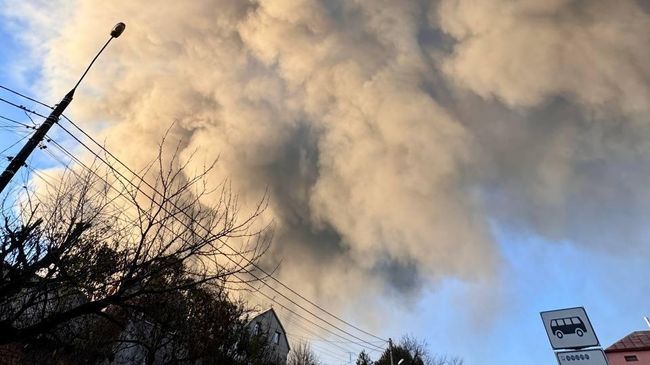 Взрыв во Львове