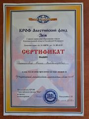 Сертификат Юлия Рольник Сертификат Юлия Рольник
