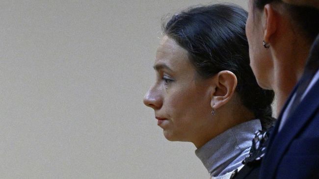 Марина Кохал во время оглашения приговора в Смольнинском районном суде в Санкт-Петербурге