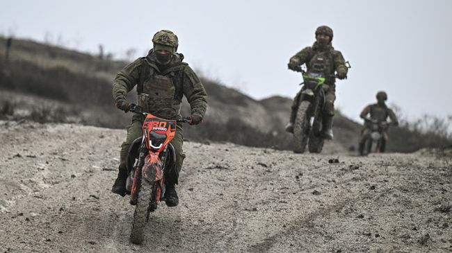 Российские военнослужащие в зоне СВО