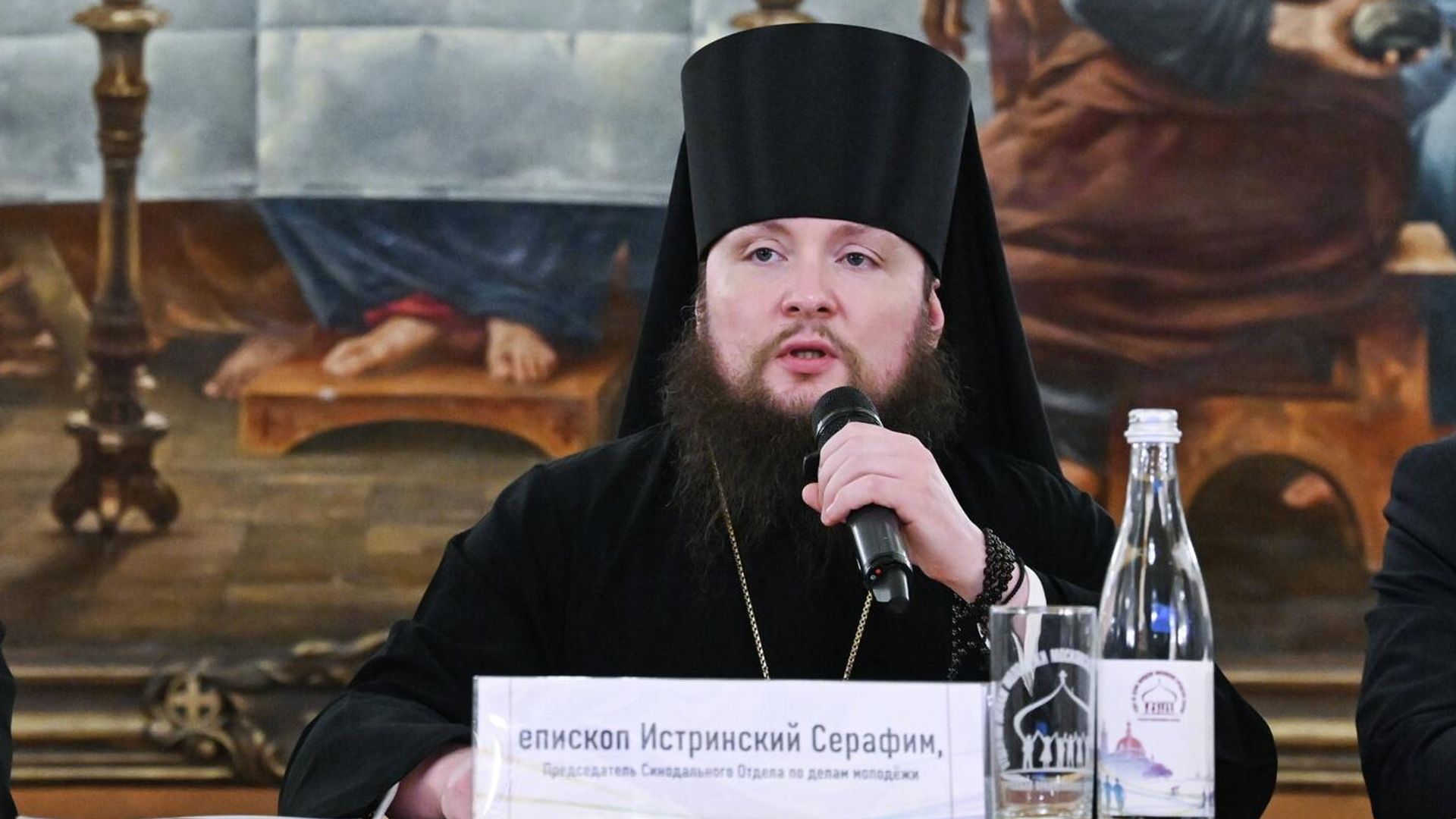 Председатель Синодального отдела по делам молодежи епископ Истринский Серафим Председатель Синодального отдела по делам молодежи епископ Истринский Серафим - РИА Новости, 1920, 23.11.2025