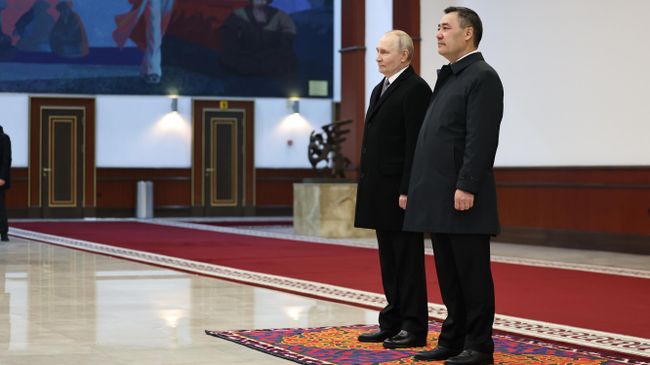 Владимир Путин и Садыр Жапаров