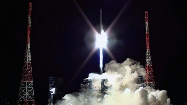 Запуск ракеты-носителя Ангара-1.2