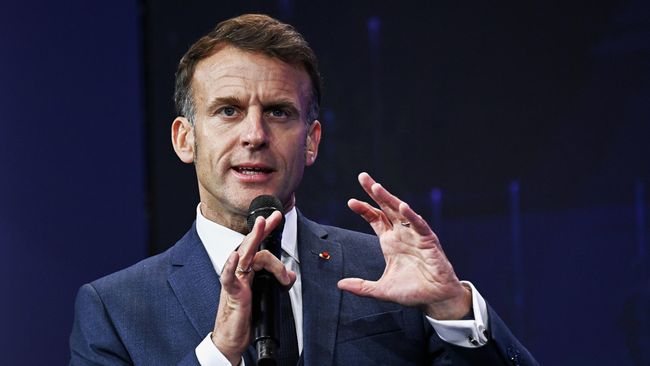 Президент Франции Эммануэль Макрон