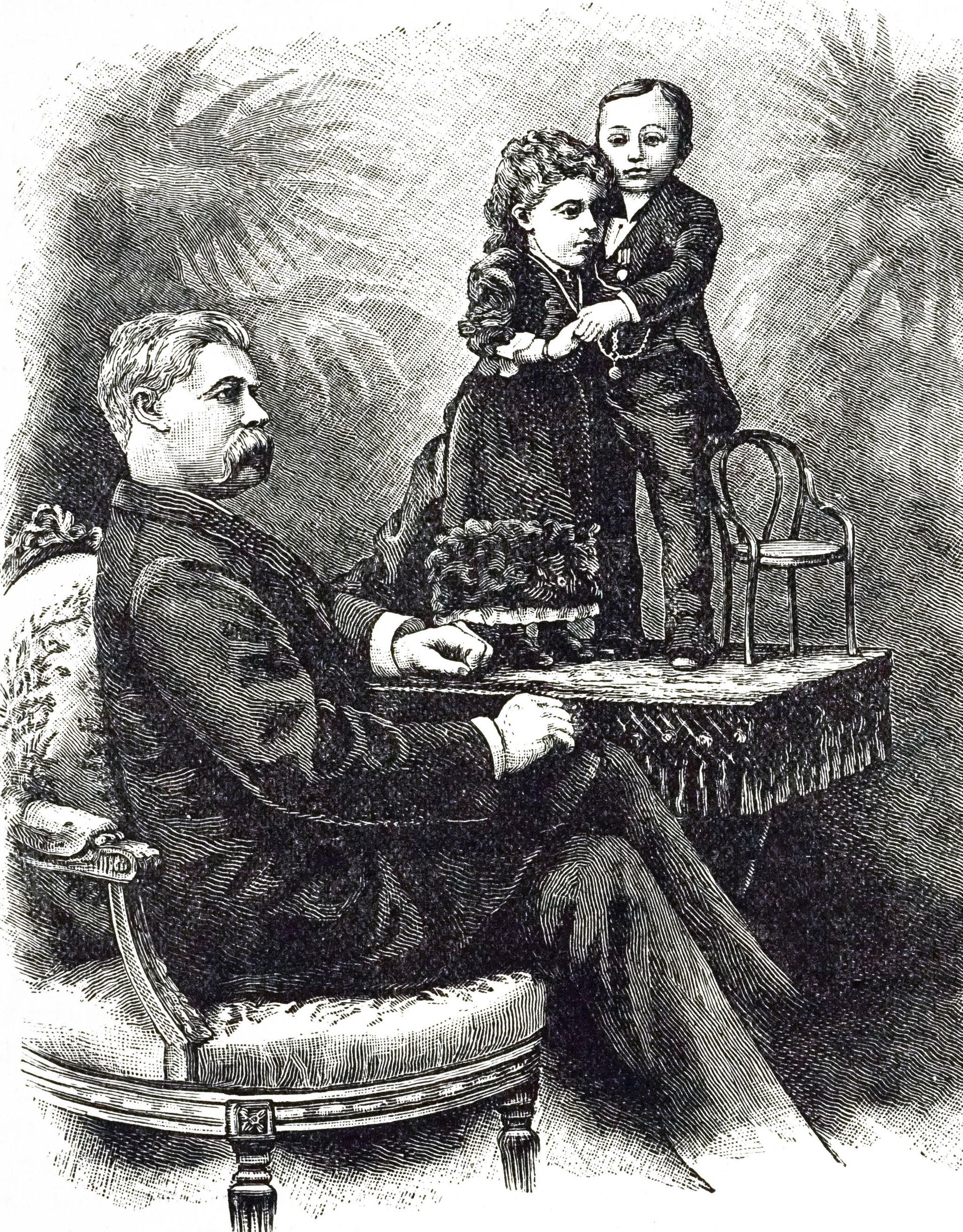 Лусия Серате, Генерал Клещ и их конферансье, 1896 год - РИА Новости, 1920, 01.12.2025