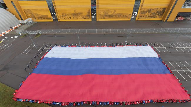 Флешмоб в честь чемпионата Профессионалы в Санкт-Петербурге